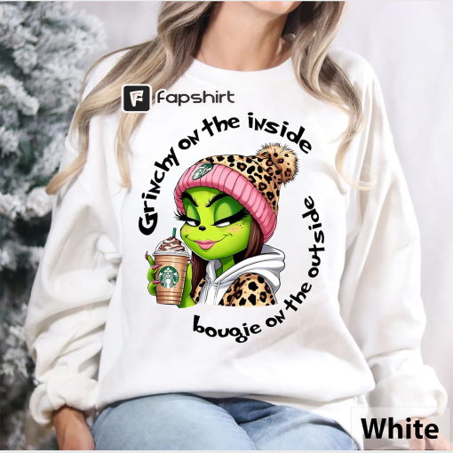 Christmas Green Mean Girl Sweatshirt, Grinch Leopard Sweatshirt, Christmas Sweatshirt, Christmas Shirt, Christmas Gifts