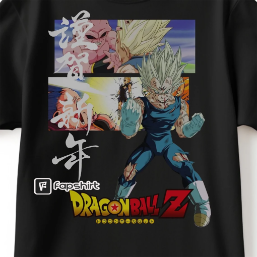 Anime inspired Vintage Shirt Majin Vegeta Anime Graphic T-shirt Japan Manga Animation Anime Tee T-shir