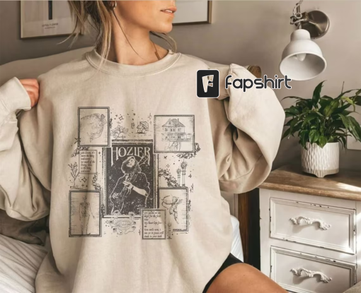 Vintage H0zier Unreal Unearth Tour 2023 Shirt, Vintage H0zier Lyric Art Sweatshirt, H0zier Rock Concert 2023, Rock Music Merch, Gift For Fan