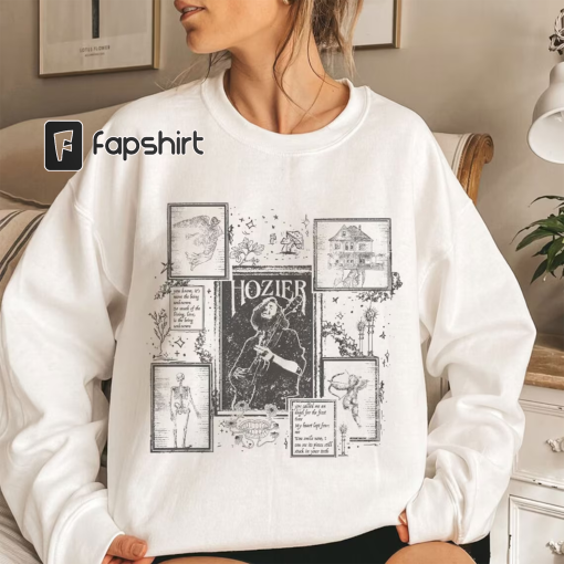 Vintage H0zier Unreal Unearth Tour 2023 Shirt, Vintage H0zier Lyric Art Sweatshirt, H0zier Rock Concert 2023, Rock Music Merch, Gift For Fan