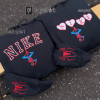 G.wen..sta.c.y and Spid.e.r Embroidered Sweatshirt, Matching Custom Couple Hoodies, Cute Embroidery, Couple Gift