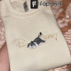 Winnie and piglet Crewneck Sweatshirt – pooh bear hoodie – piglet friends Sweater – di/sney family, matching couble embroidcered sweatshirt