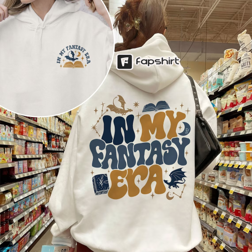 In My Fantasy Era Sweatshirt, Fourth Wings Inspired Shirt, Bookish Gifts, Fantasy Reader, Dragon T Shirt, Book Lover Sweater