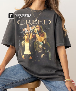 Cre-ed Rock Band Music Tour Shirt, 3…