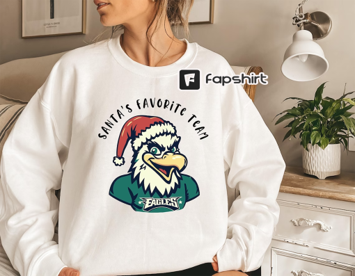 Christmas Cheer Philadelphia Eagles Sweatshirt, NFL Hoodies, Football Sweatshirt, Festive Eagles Christmas Sweatshirt, Christmas Eagle Gift