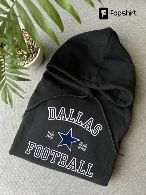 Dallas Cowboys Sweatshirt, Dallas Football Hoodie, Tailgating Sweater, Football Unisex Hoodie, Men’s Womens Game Day, Dallas Fan Shirt