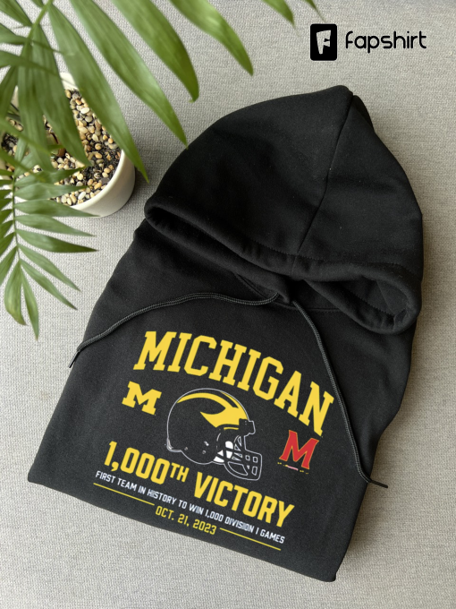 Special Michigan 1000 Wins T-shirt, Classic Michigan Football 1000 Wins Inspired Shirt, Hoodie, Comfort Color, Oversized, Gift Tee.