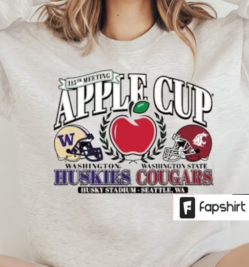 College Washington Stae Football 2023 Apple Cup T-shirt, Official Washington State Apple Cup 2023 Sweatshirt, Hoodie, Unisex, Gift Tee.