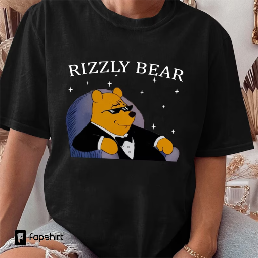 Rizzly Bear Shirt, Rizz Shirt, Funny Meme T-Shirt, Funny Gift, Silly Shirt, Meme Gift, Sarcasm Unisex T Shirt Sweatshirt Hoodie