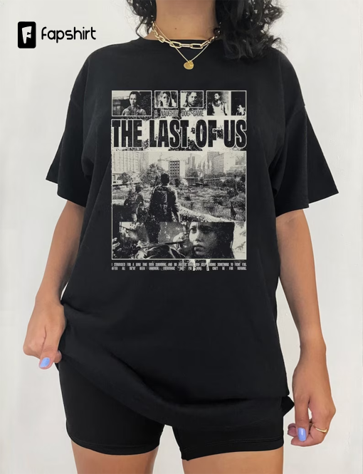 The Last of Us poster Shirt, Last Of Us Movie Shirt, The Last Of Us Vintage 90s Y2K, Infected Zombie Gift For Fan