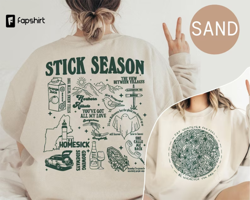 Vintage Stick Season 2023 Sweatshirt, 2 SIDES Noah Kahan Shirt, Country Music Shirt, Noah Kahan Tour, Noah Kahan Stick Season Sweatshirt