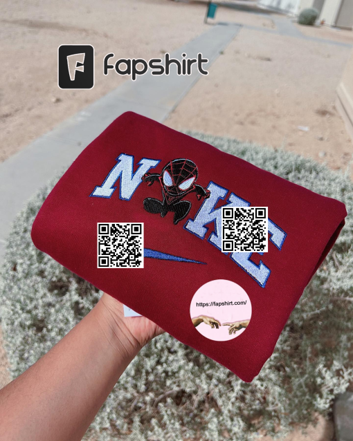 Spiderman Embroidered Sweatshirts, Superhero Embroidered Shirt, Trending Crewneck, Spiderman shirt, Embroidery sweatshirt