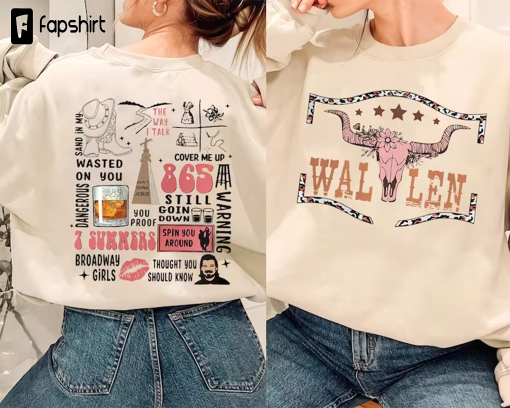 Wallen Western Sweatshirt, Retro Wallen Western Sweatshirt, Vintage Wallen Shirt, Country Music Shirt, Western Sweatshirt, Cowboy Girl Sweat