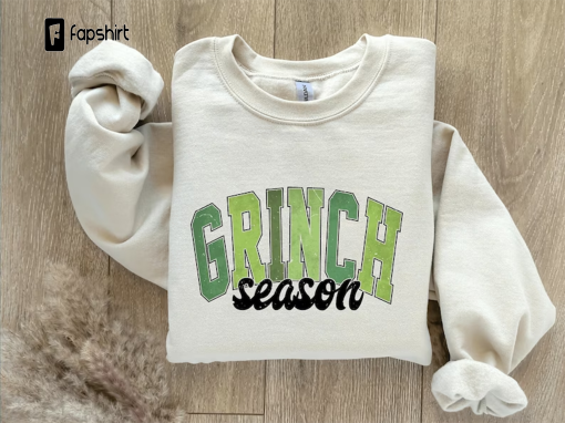 Grinch Christmas Sweatshirt,Grinch Sweatshirt,Christmas Sweatshirt,Grinch Sweatshirt,Christmas Vibes,shirt for All,Grinch Season Sweatshirt