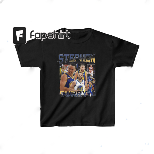 Heavy Cotton™ Stephen Curry T-Shirt, Golden State Warriors Shirt, NBA T-Shirt, Kids T-Shirt, Boy Shirt, Girls Shirt, Steph Curry T