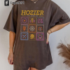 Vintage H0zier Unreal Unearth Tour 2023 Shirt, Vintage H0zier Lyric Art Sweatshirt, H0zier Rock Concert 2023, Rock Music Merch, Gift For Fan