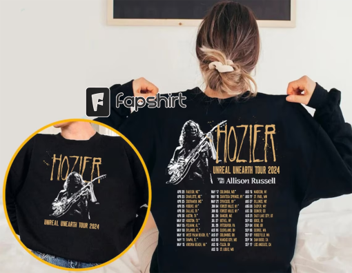 2024 Hozier Tour Unisex Shirt, Hozier Unreal Unearth Tour 2024 Shirt, Hozier Tour Merch, Hozier Unreal Unearth Album, Hozier Fan Gift Shirt