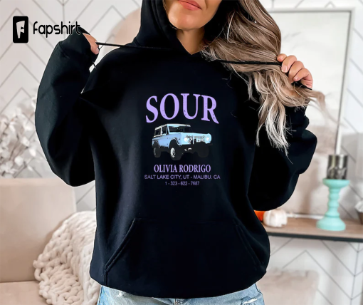 Olivia Rodrigo Sour Car T-Shirt, Olivia Rodrigo Guts Merch, Guts Tour 2024 Shirt, Olivia Rodrigo Concert Shirt, Olivia Rodrigo Fan Shirt