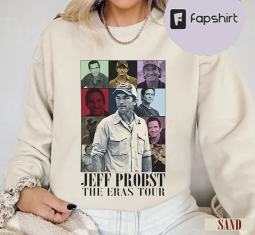 Vintage Jeff Probst The Eras Tour Sweatshirt, Jeff Probst Presenter Homage Shirt, Television Presenter Tee, TV Producer Shirt, Gift For Fan