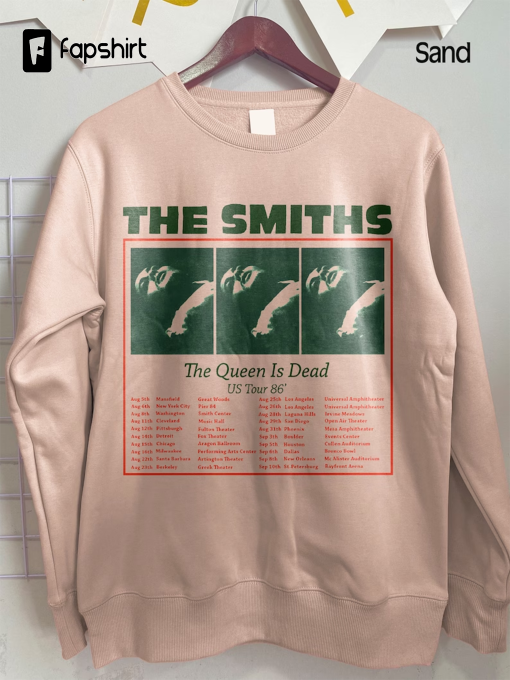 The Smiths Us Tour T-shirt, band Sweatshirt, The Smiths Album the queen is Dead Hoodie Gift for men, women Unisex T-shirt