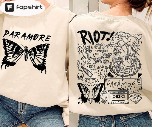 Paramore Band Shirt, Vintage Paramore Album Lyrics Tee Tops Hoodie