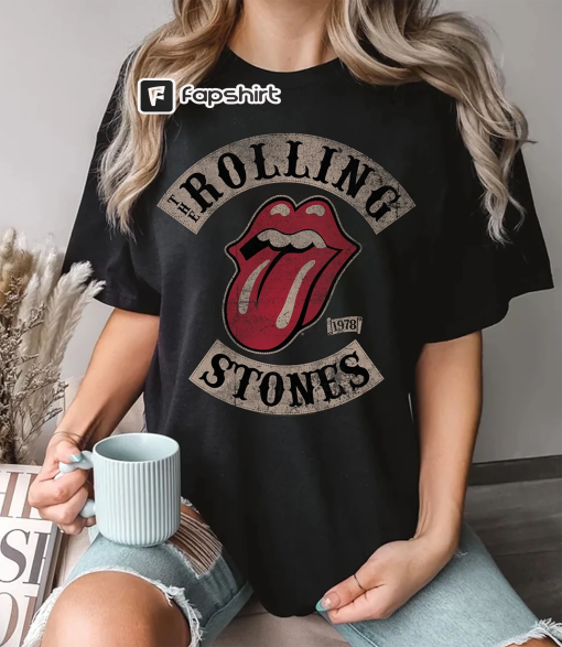 The Rolling Stones Live Tour 1978 Rock T-shirt Sweatshirt. Rolling Stones Shirt, Band Shirt, Rolling Stones Tour, Rock Band Shirt