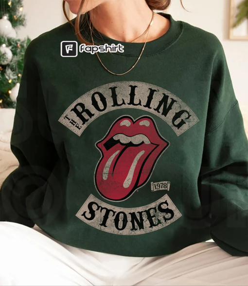 The Rolling Stones Live Tour 1978 Rock T-shirt Sweatshirt. Rolling Stones Shirt, Band Shirt, Rolling Stones Tour, Rock Band Shirt