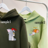 Snoopy Love Embroidered Sweatshirt