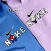 Custom Ma.ri.o and Lu.i.g.i Matching Embroidered sweatshirt, Matching Couple Embroidered Hoodie, Game Sweatshirt, Family Sweatshirt