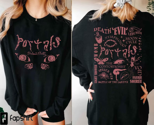 Vintage Music Tracklist Shirt, Portals Tour 2023 Tee, Portals Album Shirts, American Singer Shirt, Music Tour 2024 Shirt