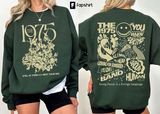 Retro The 1975 Tour 2023 Shirt, Still At Their Very Best North America Tour 2023 Sweatshirt, The 1975 Band Fan Hoodie, The 1975 Music Tour