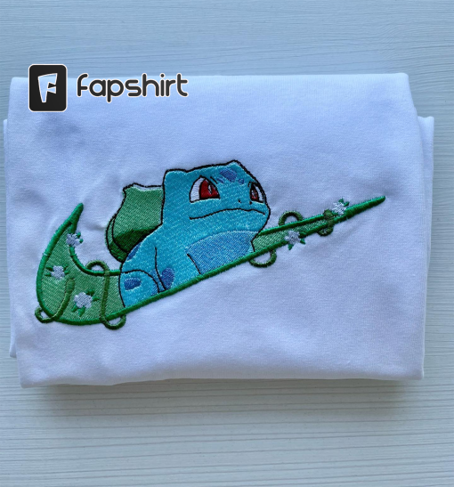 Pokemon Bulbasaur Embroidered hoodie