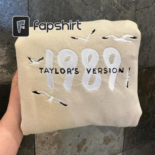 1989 Taylor’s Version Embroidered Unisex Sweatshirt Hoodie