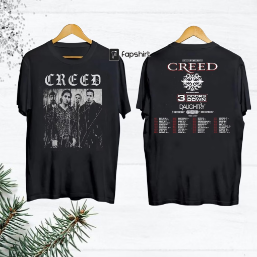 2024 Creed Band Summer of ’99 Tour Shirt, Creed Band Fan Gift Shirt, Creed 2024 Concert Merch, Rock Band Creed Graphic Shirt, Creed Shirt