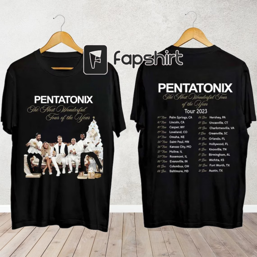 Pentatonix The Most Wonderful Tour Of The Year Shirt, Pentatonix Band Fan Shirt, Pentatonix 2023 Concert Shirt For Fan