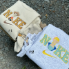 EMBROIDERED Fall Winnie the Pooh Sweatshirt, Fall Theme Crewneck, Custom Sweatshirt, Fall Sweater, Halloween Sweatshirt