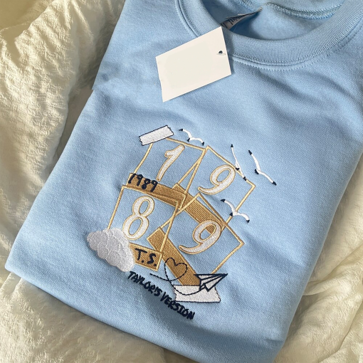 Polaroid 1989 Taylor Versions Embroidered Sweatshirt