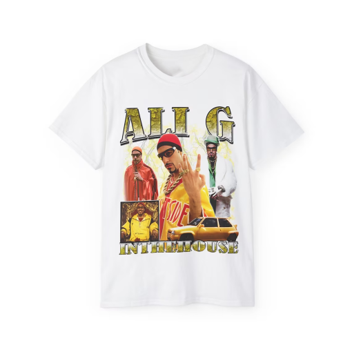 Retro ALI G In The House Tshirt, Funny Cinema Tee Vintage Bootleg Retro 90s Fans Shirt, Unisex T-shirt.