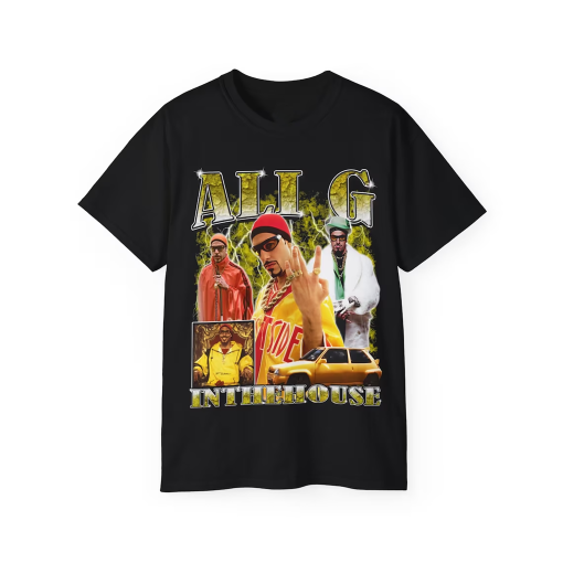 Retro ALI G In The House Tshirt, Funny Cinema Tee Vintage Bootleg Retro 90s Fans Shirt, Unisex T-shirt.