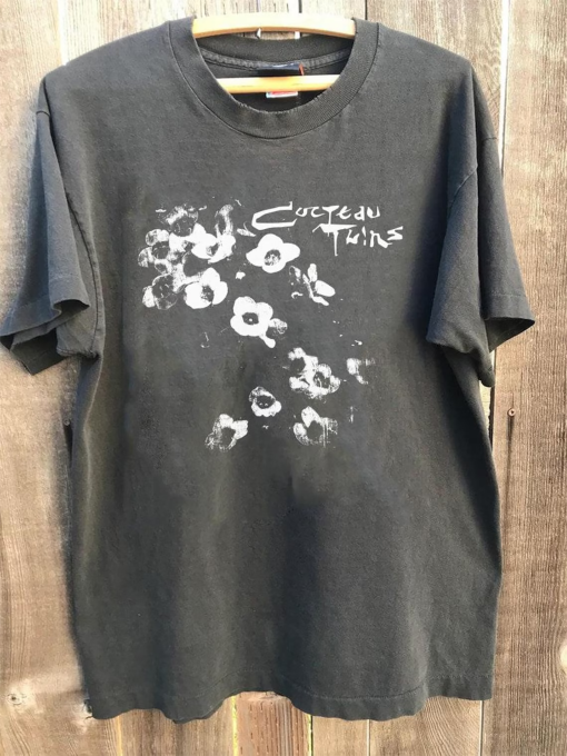 Vintage Cocteau Twins Aesthetic Flower Graphic Artwork shirt, vintage Cocteau Twins Indie band tee, Cocteau Twins Floral merch