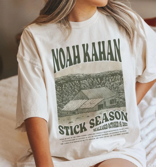 Noah Kahan Shirt, Noah Kahan Merch, Noah Kahan – Stick Season, Country Music Shirt, Music Lover Gift