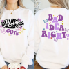 God Its Brutal Out Here Sweatshirt, Olivia Rodrigo Merch, Olivia Rodrigo Sweatshirt, Olivia Rodrigo Guts, Guts Album,Sleeve print sweatshirt