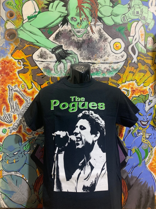 The Pogues “Shane” Shirt Shane Mac Gowan Tom Waits Dropkick Murphys