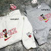 Spid.e.r Embroidered Sweatshirt, Matching Custom Couple Hoodies, Cute Embroidery, Couple Gift