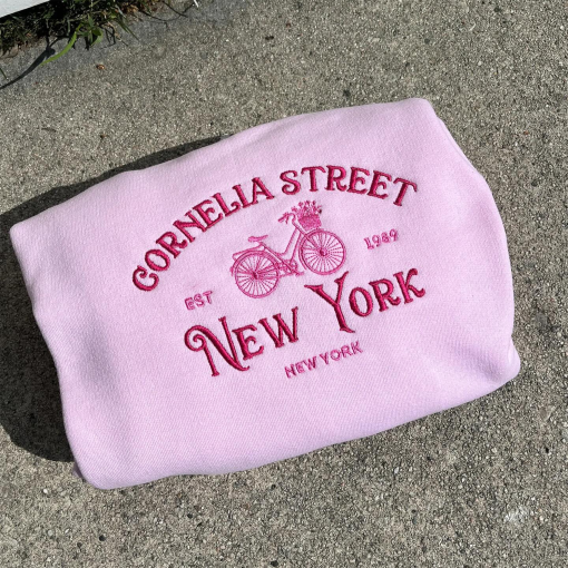 Cornelia Street Embroidered Sweatshirt