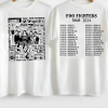 Foo Fighters Band Tour US 2024 Shirt, Foo Fighters Fan Shirt, Foo Fighters World Tour 2024 Shirt, Foo Fighters Concert 2024, Rock Band Shirt