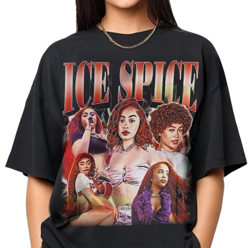 Limited Ice Spicee Vintage 90s Retro Bootleg Gift Fans Tshirt Music Shirt Tour Homage Classic Graphic Tee Unisex, Gift for men and women