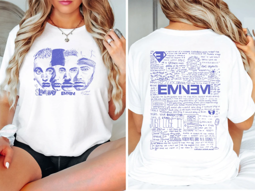 Eminem Slim Shady 90s Rap Shirt, Bootleg Rapper The Marshall Mathers LP Album Vintage Y2K Sweatshirt, Eminem Doodle Retro Unisex Hoodie