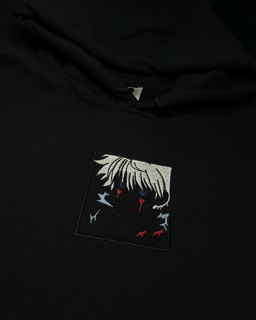 Custom Embroidered Kil..lua Anime Inspired Crewneck Hoodie