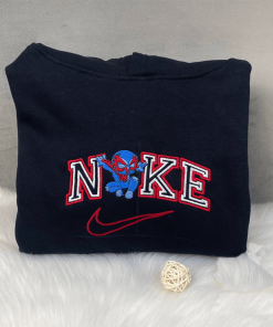 Gwen.stacy x Spider-P.unk Embroidered Sweatshirt, Spider-Man Across…